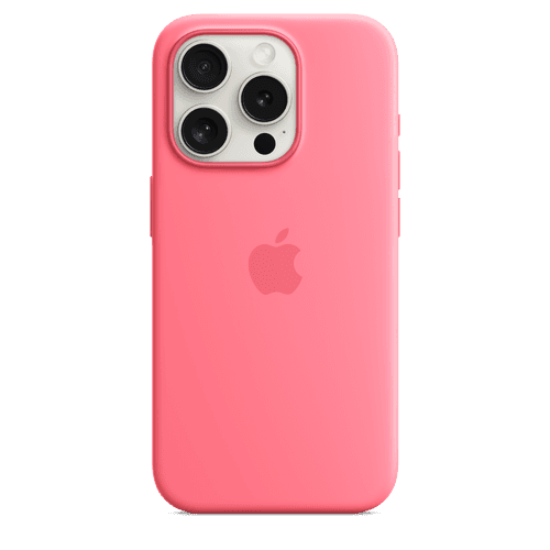 iPhone 15 Pro Silicone Case with MagSafe - Pink