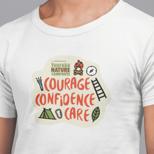 Confidence Courage Care | T Shirt | Round Neck