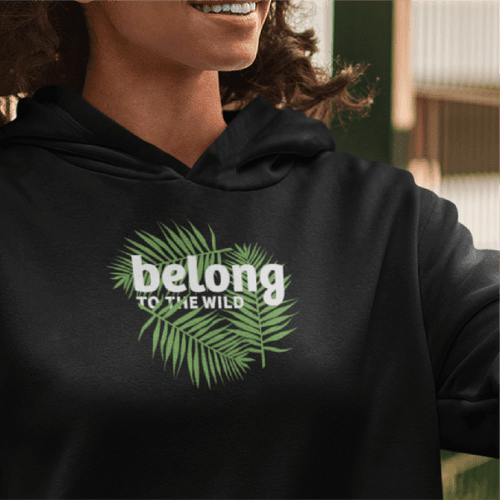 Belong To The Wild | Hoodie | Black