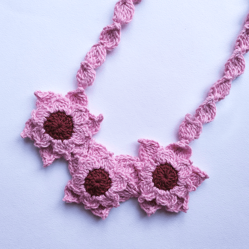 Blossom Handcrafted Crochet Necklace