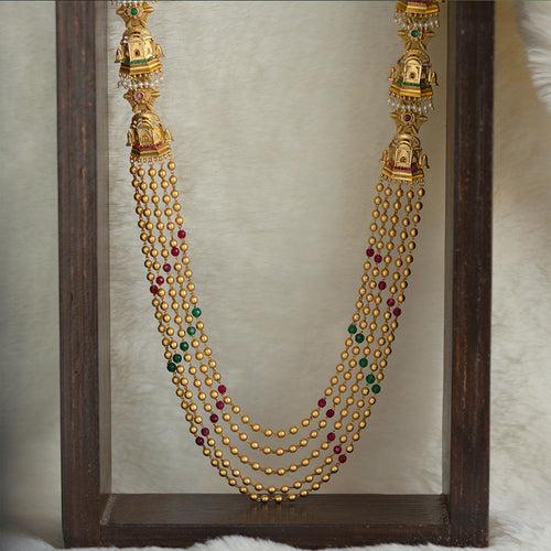 Designer Temple Necklace Set