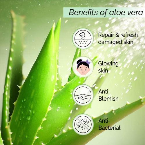 Aloe vera Face Mist Toner, Soothes skin irritation and hydrates dry skin, Alcohol Free, 100% natural