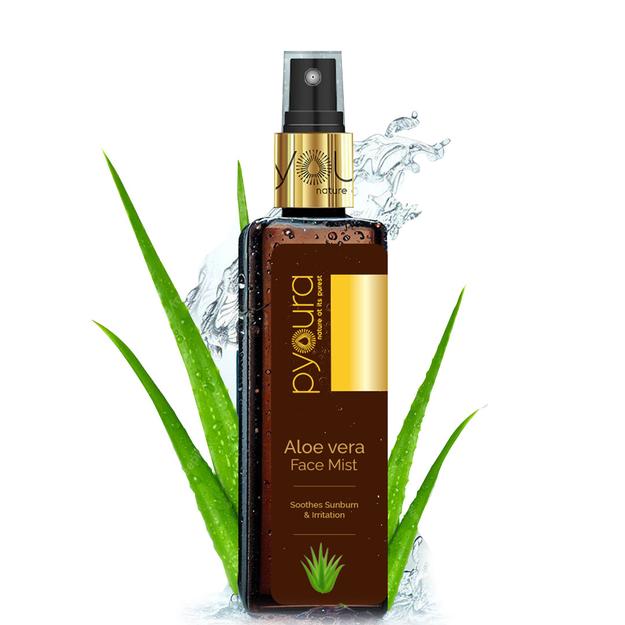 Aloe vera Face Mist Toner, Soothes skin irritation and hydrates dry skin, Alcohol Free, 100% natural