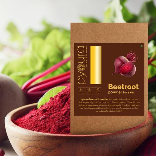 Beetroot Powder, 100% Natural, Hygienically Dried | Face Pack for Healthy Rosy Skin