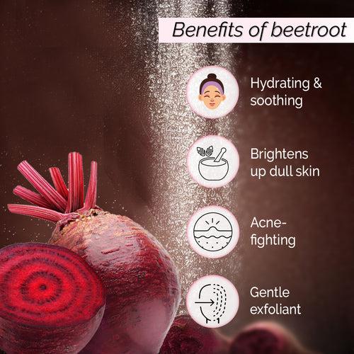 Beetroot Face Mist, Skin Hydration, Alcohol Free, 100% natural, easy-to-use mist spray tulsi toner