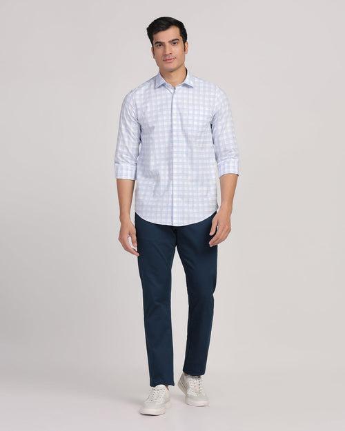 Casual Blue Check Shirt - Torin