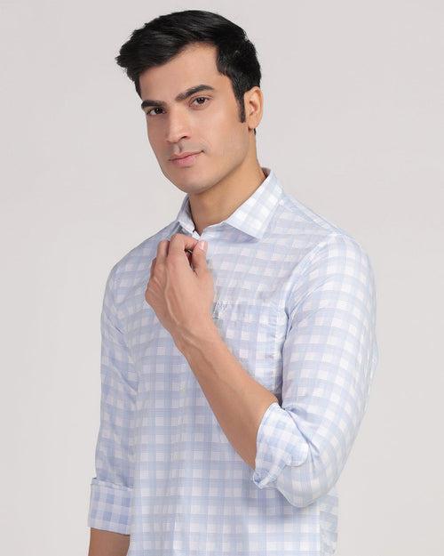 Casual Blue Check Shirt - Torin