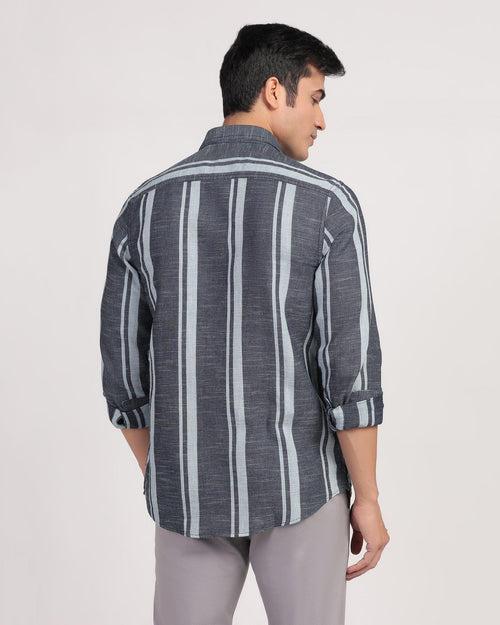 Casual Indigo Stripe Shirt - Jazz