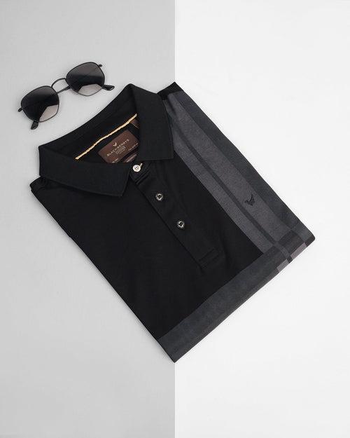 Polo Black Printed T-Shirt - Jaime