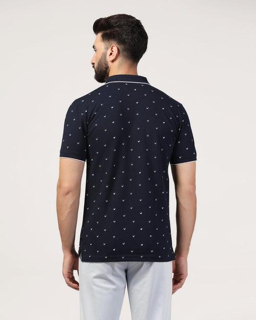 Polo Navy Printed T-Shirt - Tokyo