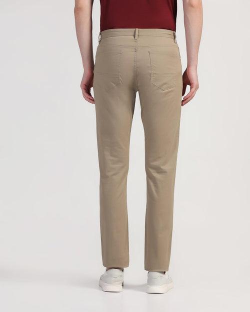 Slim Comfort B-95 Casual Khaki Solid Khakis - Dab