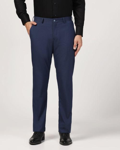 Temptech Slim Comfort B-95 Formal Navy Textured Trouser - Duke