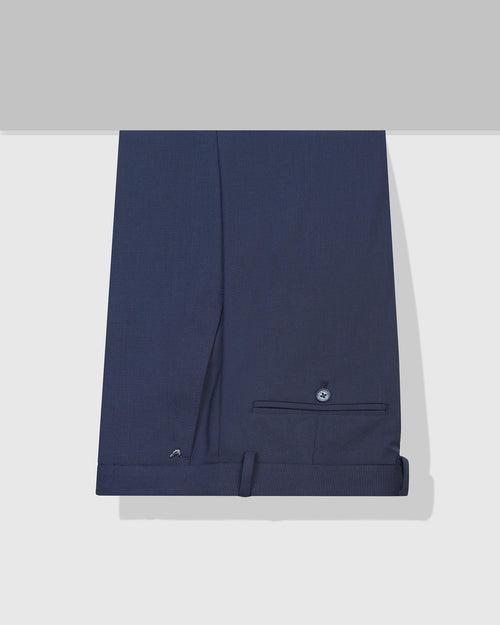 Temptech Slim Comfort B-95 Formal Navy Textured Trouser - Duke