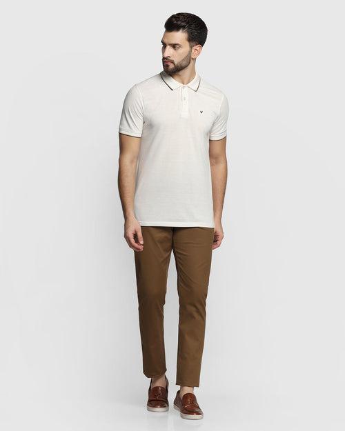 Slim Comfort B-95 Casual Khaki Textured Khakis - Emily