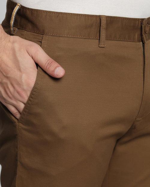 Slim Comfort B-95 Casual Khaki Textured Khakis - Emily