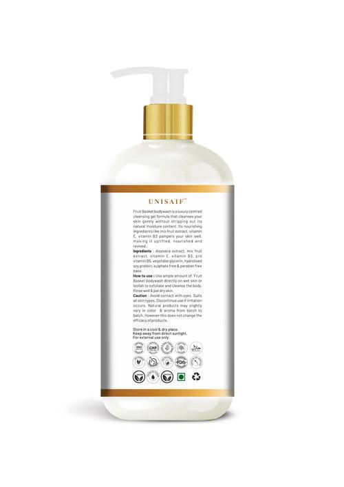 Fruit Basket Organic Body Wash (300ml) | Sulphate & Paraben Free| Skin Friendly| Optimum PH| Nourishing