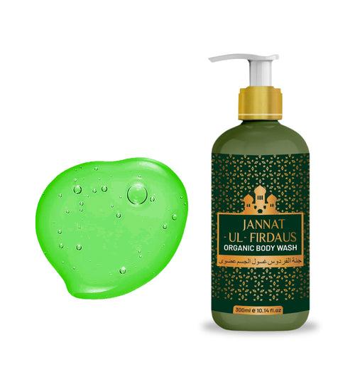 Jannat-ul-Firdaus Arabian Luxury Organic Body wash (300ml) | Sulphate & Paraben Free| Skin Friendly| Optimum PH| Nourishing