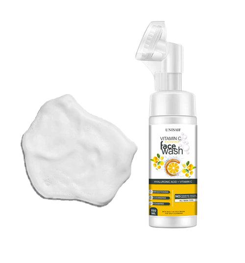 Vitamin C Organic Foaming Facewash (150ml) With Hyaluronic Acid & Vitamin C |Brightening| Cleansing| Hydration| NO PARABEN, NO SULPHATE, NO MINERAL OIL