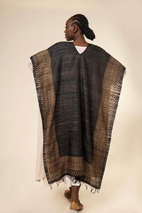 Spotted Tussar Peace Silk 3 in 1 Cape