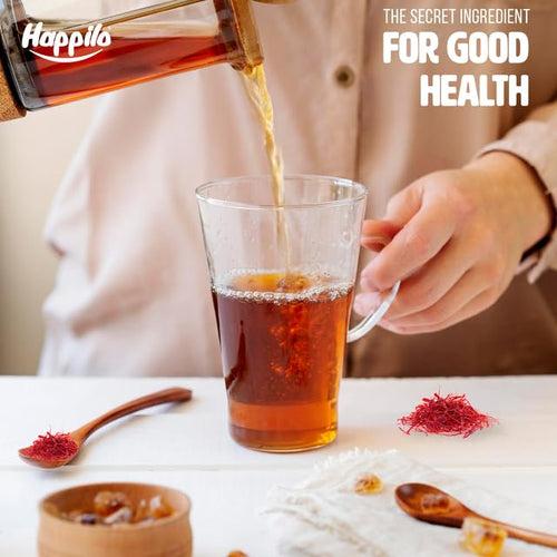 Happilo Premium Kashmiri Saffron 1g, Handpicked Pure Kesar for Pooja, Finest A++ Grade, Whole Threads For Golden Milk, Cooking