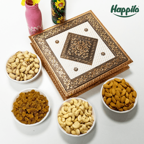 Happilo Dry Fruit Celebrations Gift Box Meenakari 430g