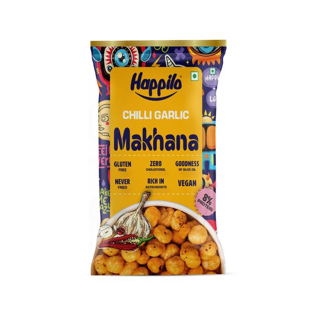 Happilo Premium Super Snack Makhana Chilli Garlic 15g