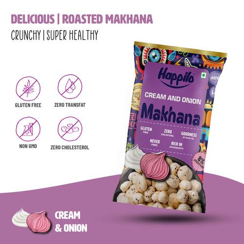 Happilo Premium Super Snack Makhana Cream & Onion 15g