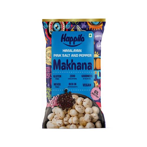 Happilo Premium Super Snack Makhana Himalayan Salt & Pepper 15g