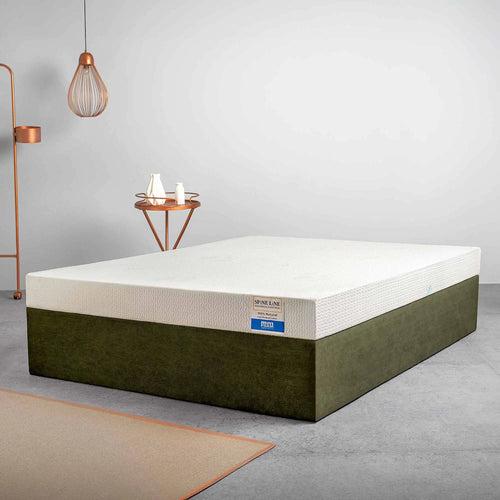 Spineline Orthopedic Mattress (100% Organic Natural Latex) + Free Life Companion Latex Pillows