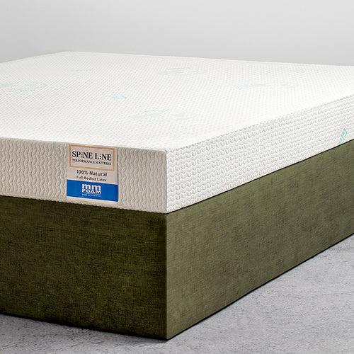 Spineline Orthopedic Mattress (100% Organic Natural Latex) + Free Life Companion Latex Pillows