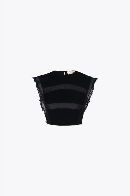 black handcrafted delta vest
