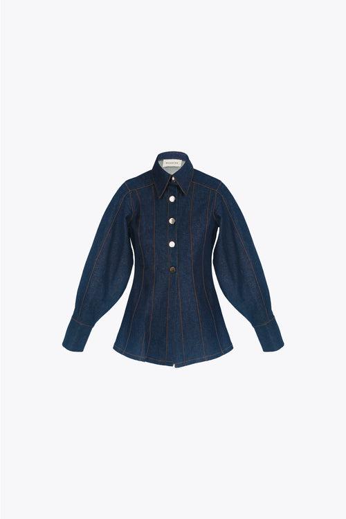 antonia denim shirt jacket