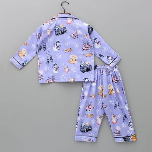 Cozy Winter Printed Sleepwear