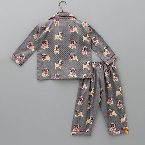 Cute Pug Printed Sleepwear