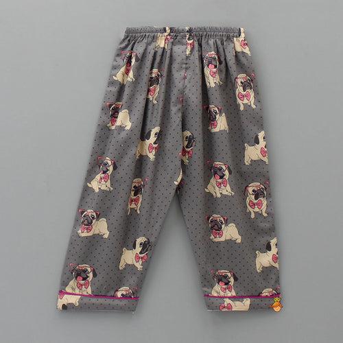 Cute Pug Printed Sleepwear