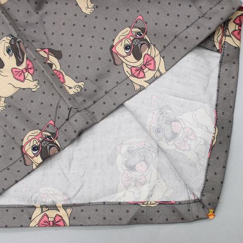 Cute Pug Printed Sleepwear