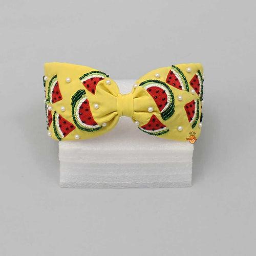 Watermelon Embroidered Hairband