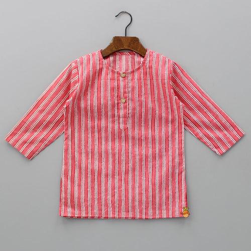 Striped Peach Sleepwear