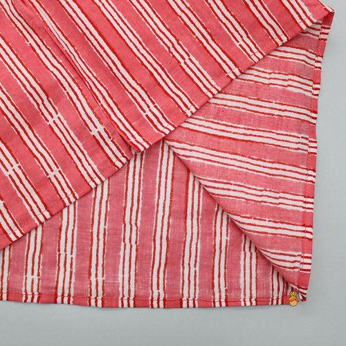 Striped Peach Sleepwear