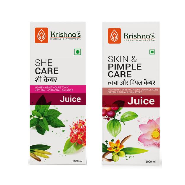 She Care Juice 1000 ml | Skin & Pimple Care Juice 1000 ml