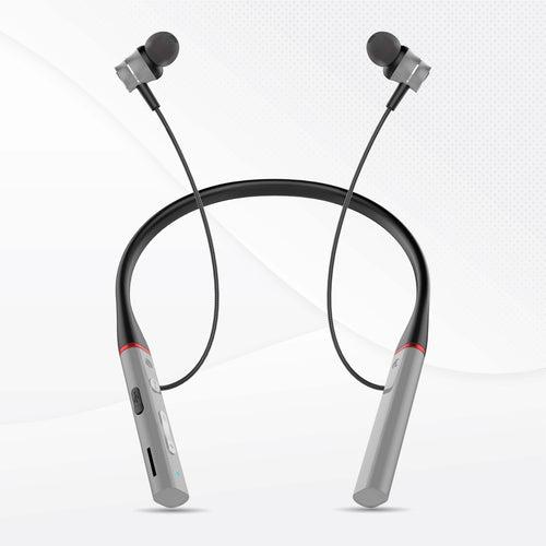 U&i Royalty 24 Hours Battery Backup Bluetooth Neckband Silicon Belt Wireless Headset with HD Calls