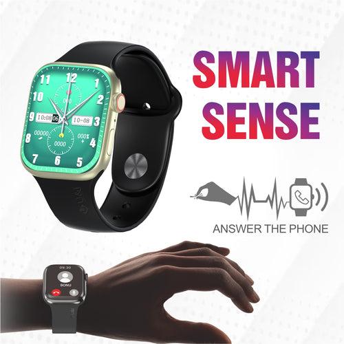 U&i Finger Series Smart Watch 2.1" HD Display with Bluetooth Calling, IP65 Water Resistance and Customizable Dials