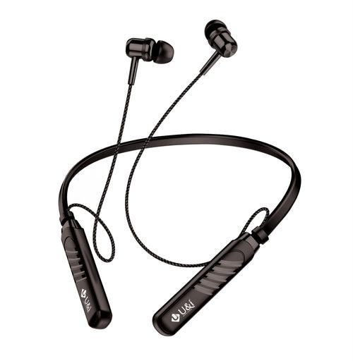 U&i Battle Series 40 Hours Battery Backup Bluetooth Neckband with IPX4, Intelligent Noise Reduction and Dual Modes