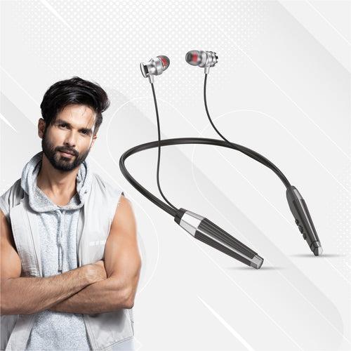 U&i Capital 23 Hours Music Time Bluetooth Neckband with HIFI HD, Mega Bass and Multifunctional Control Button
