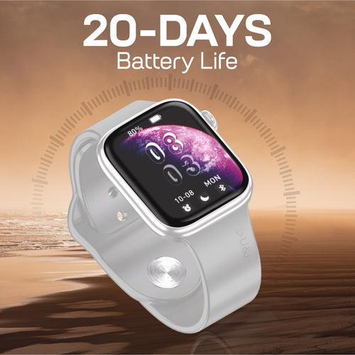 U&i Infinity Series Smart Watch 2.1" Display with Bluetooth Calling and IP65 Water Resistance