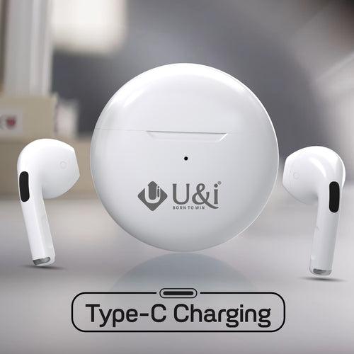 U&i Mood Series 22 Hours Battery Backup True Wireless Stereo with Mic