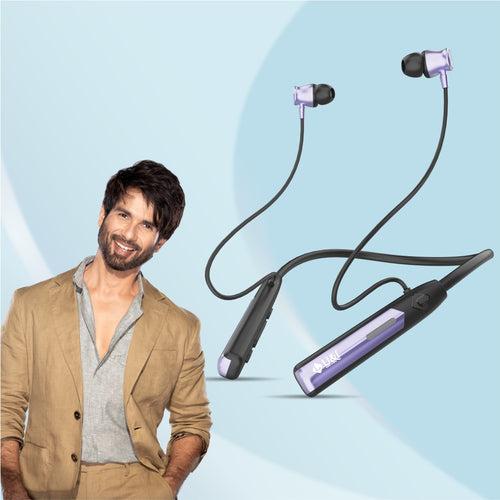 U&i Dominator Series 100 Hours Music Time Bluetooth Neckband with ANC & One Premium Bottle