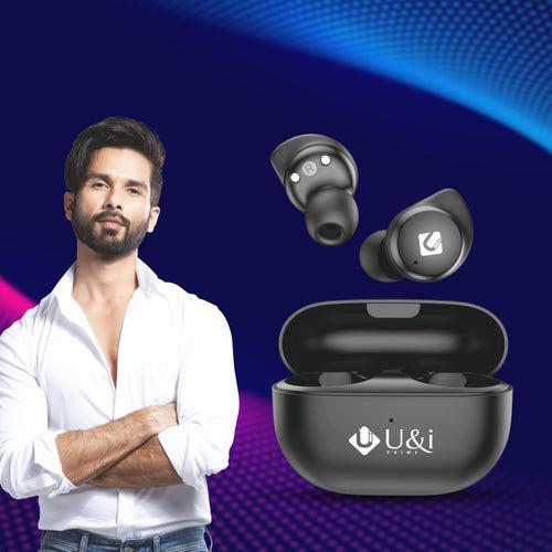 U&i Prime Buzz 8 with 30 Hours Music Time Bluetooth Headset (True Wireless Earphone)