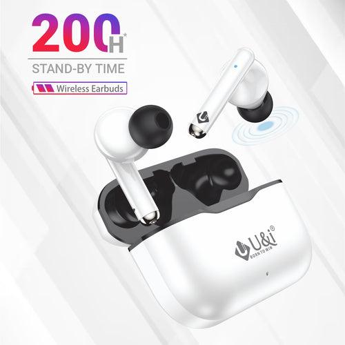 U&i Jump Series 20 Hours Battery Backup True Wireless Earbuds with Noise Reduction