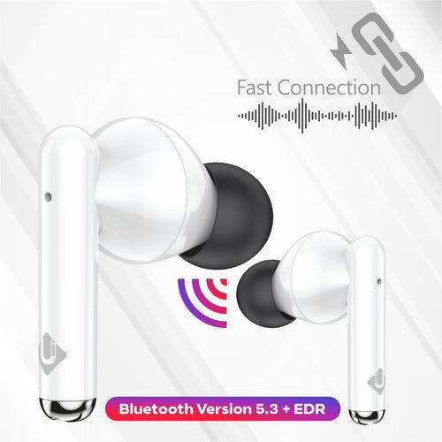 U&i Jump Series 20 Hours Battery Backup True Wireless Earbuds with Noise Reduction